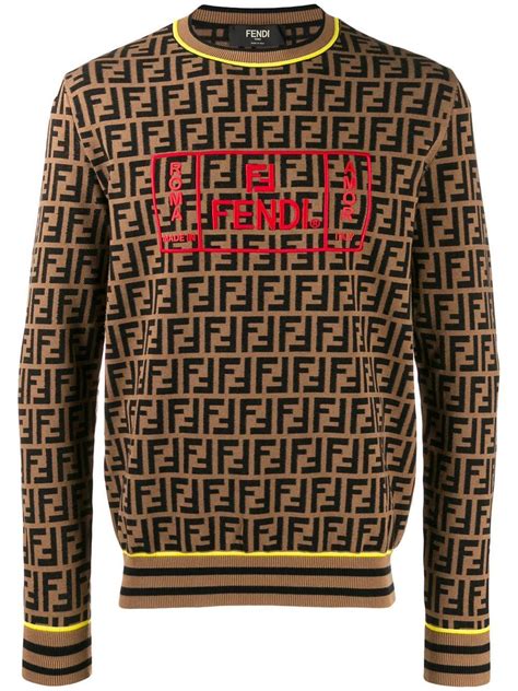 fendi roma jumper mens|Fendi shirts.